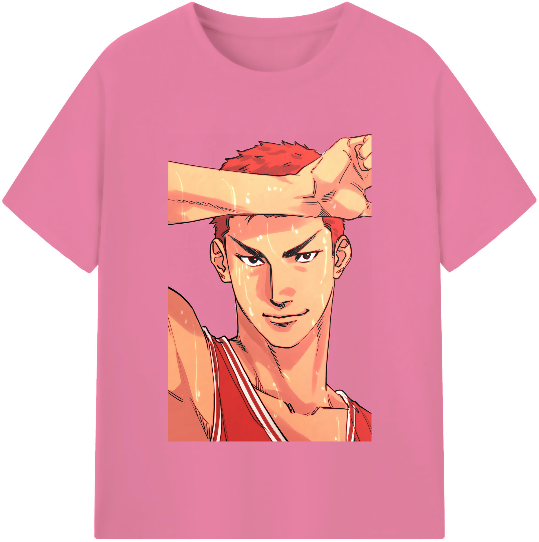 SLAM DUNK／スラムダンク 綿100％半袖Tシャツ（フロントプリント）